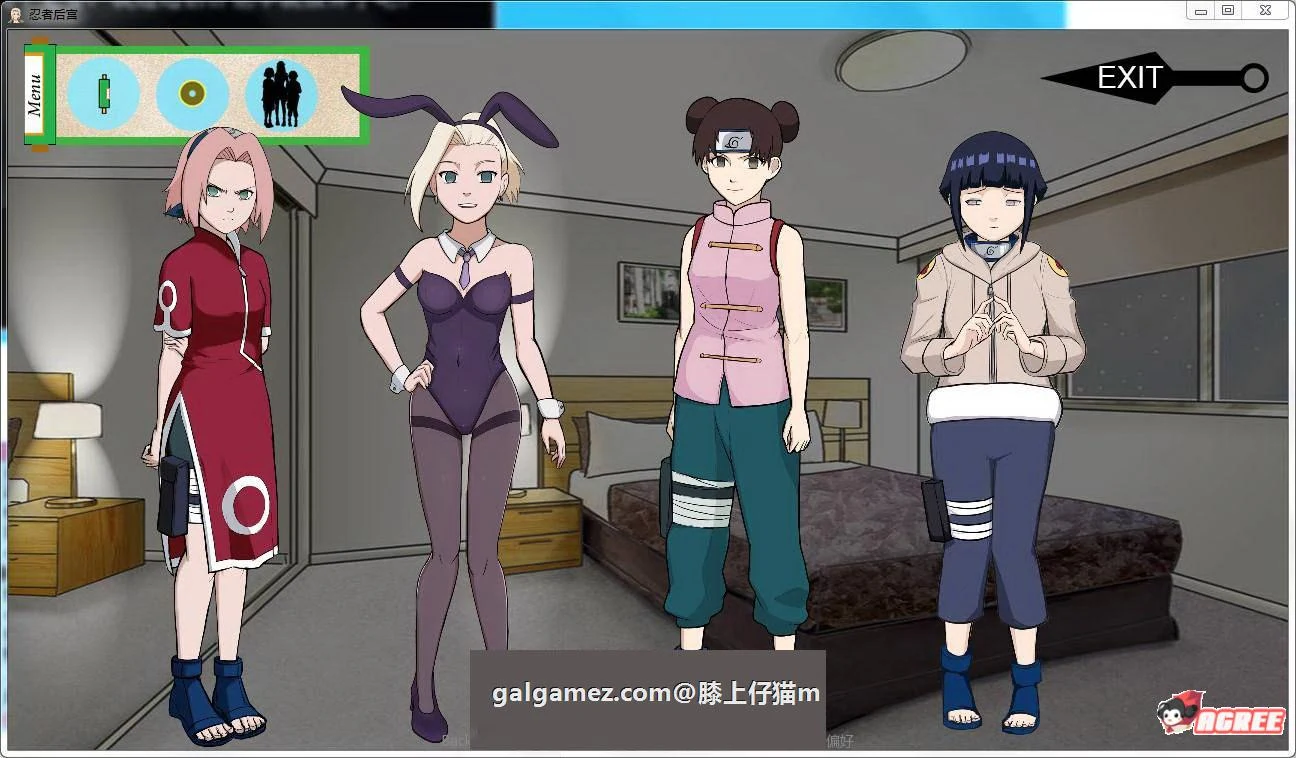 【欧美SLG/汉化/动态】火影同人：忍者后宫 V1.1A 精修汉化作弊版【更新/PC+安卓/2G】 畅玩游戏 预览第9张