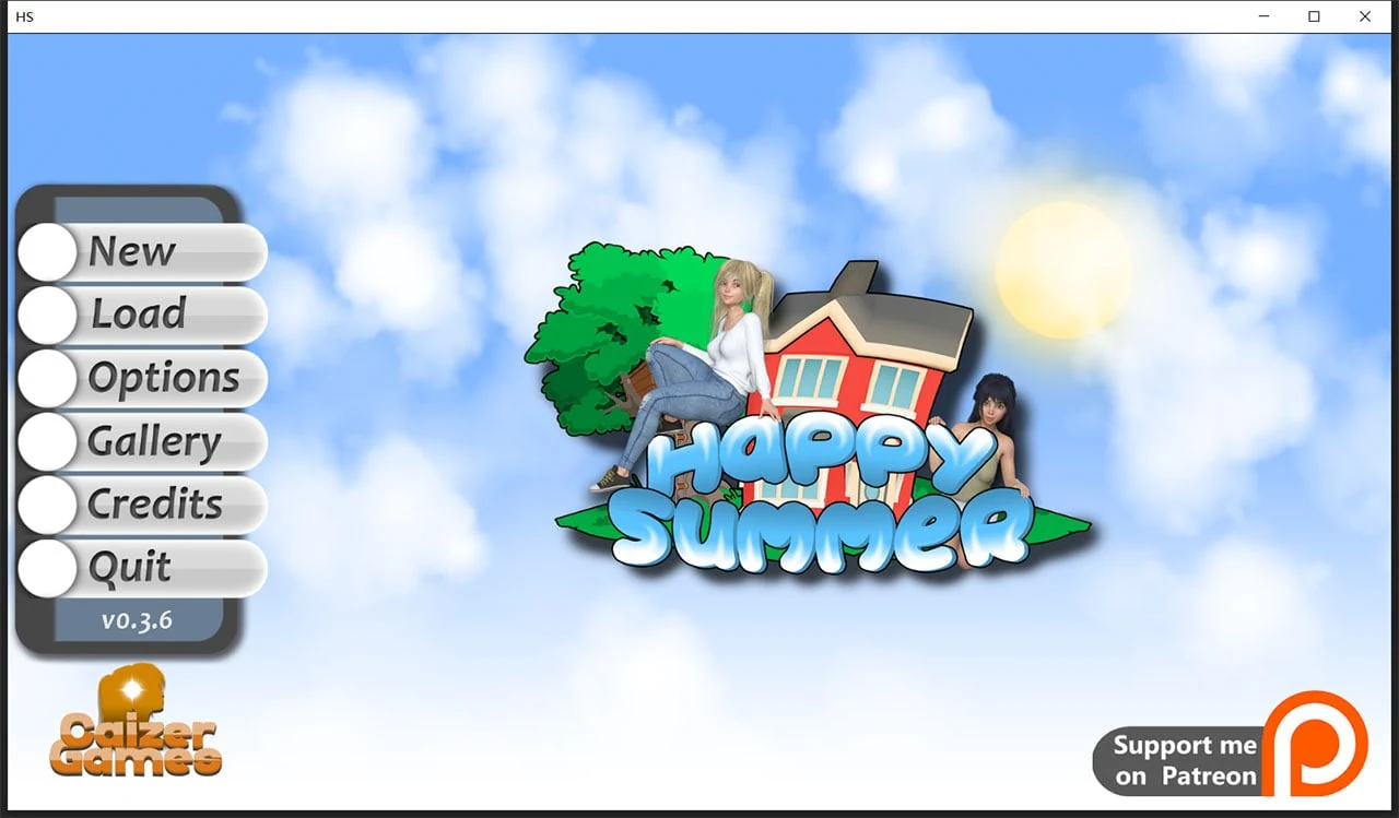 快乐的暑假 Happy Summer V0.3.6 [欧美SLG/官方英文/动态] (PC+安卓/2G/更新)