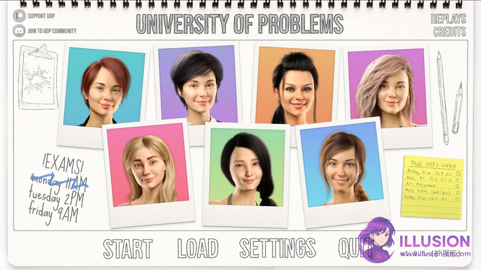 大学问题 学院恋情 [PC] (SLG/动态/汉化) {v1.8.5 扩展版 AI汉化} / University of Problems [FM/WY 13.5G] 😏