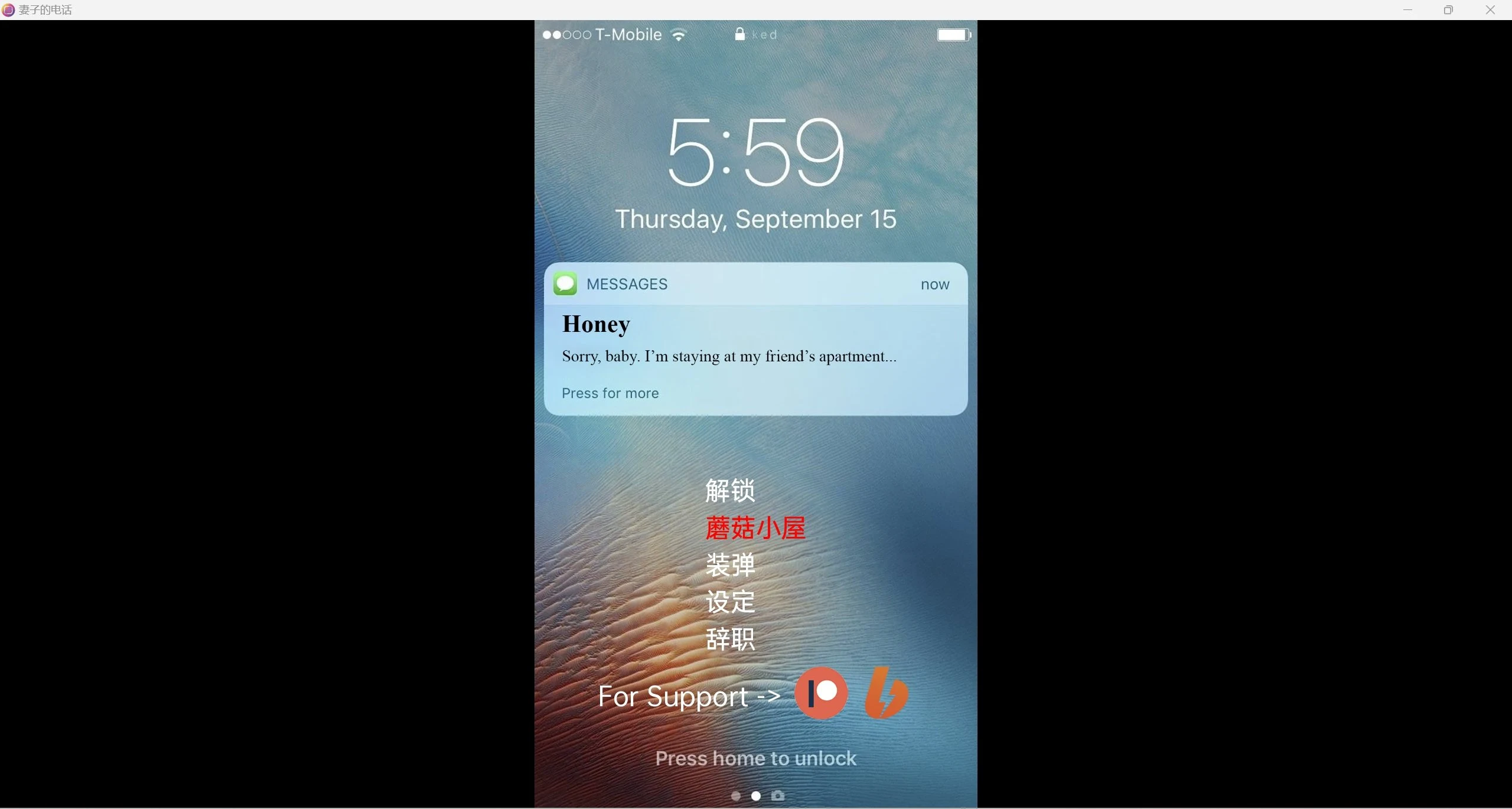 妻子的电话 A Wife’s Phone v0.1 汉化版 [欧美SLG/动态] 250M / 汉化