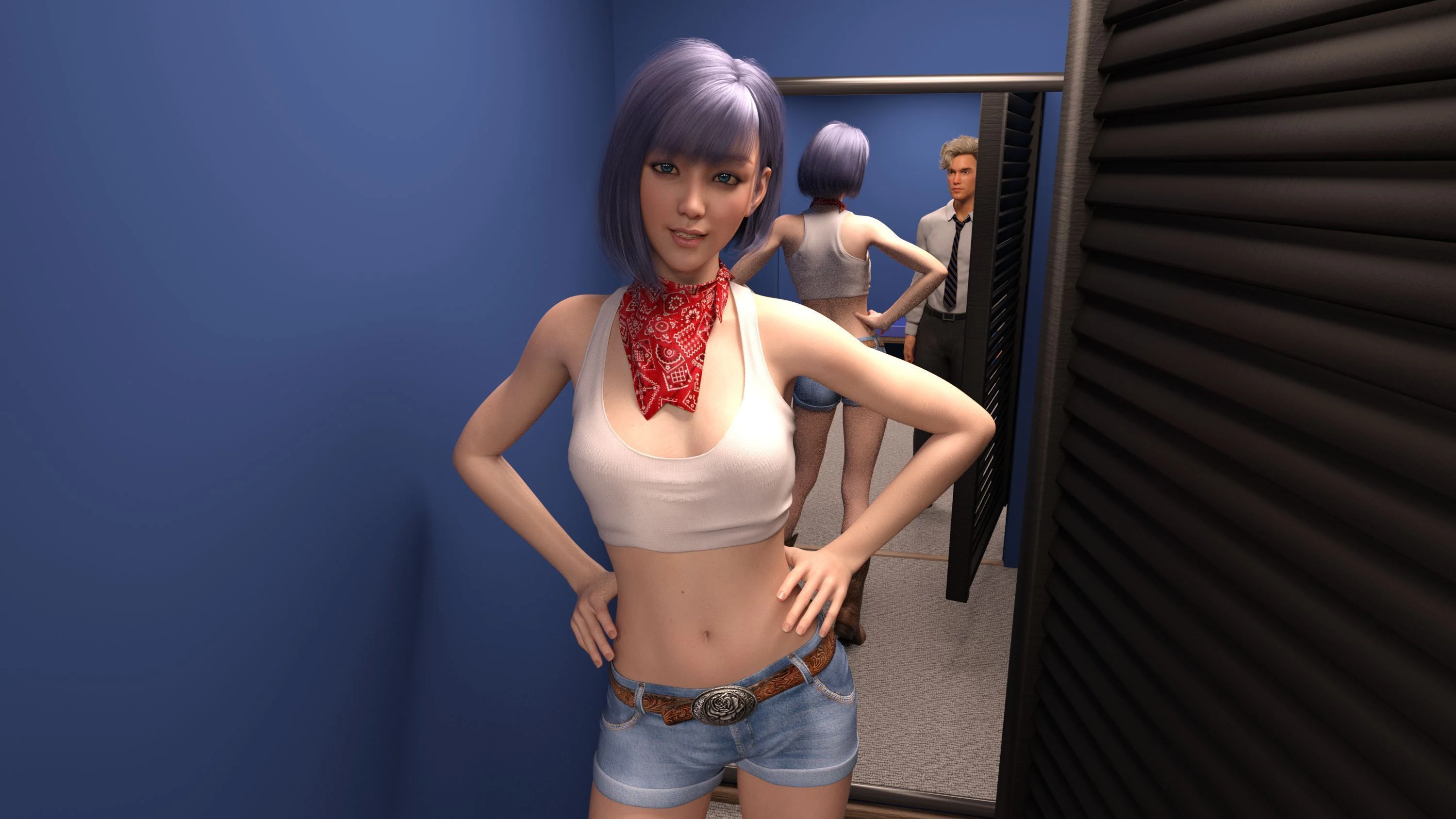 【欧美SLG/中文/3D】裸体学校 Nudist School 0.6【PC+安卓/1G】 畅玩游戏 预览第2张