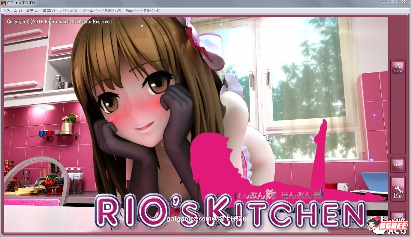 特色厨房 RIO’s KITCHEN 正式版 [SLG] {全动态} (黑丝围裙+全CV) / 提取视频 4.5G