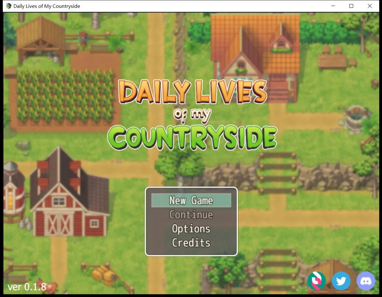 我的乡村日常生活！(My Rural Daily Life! Ver0.18) 英文版 [PC+安卓] / 动态CG / 2D欧美SLG【1.3G】