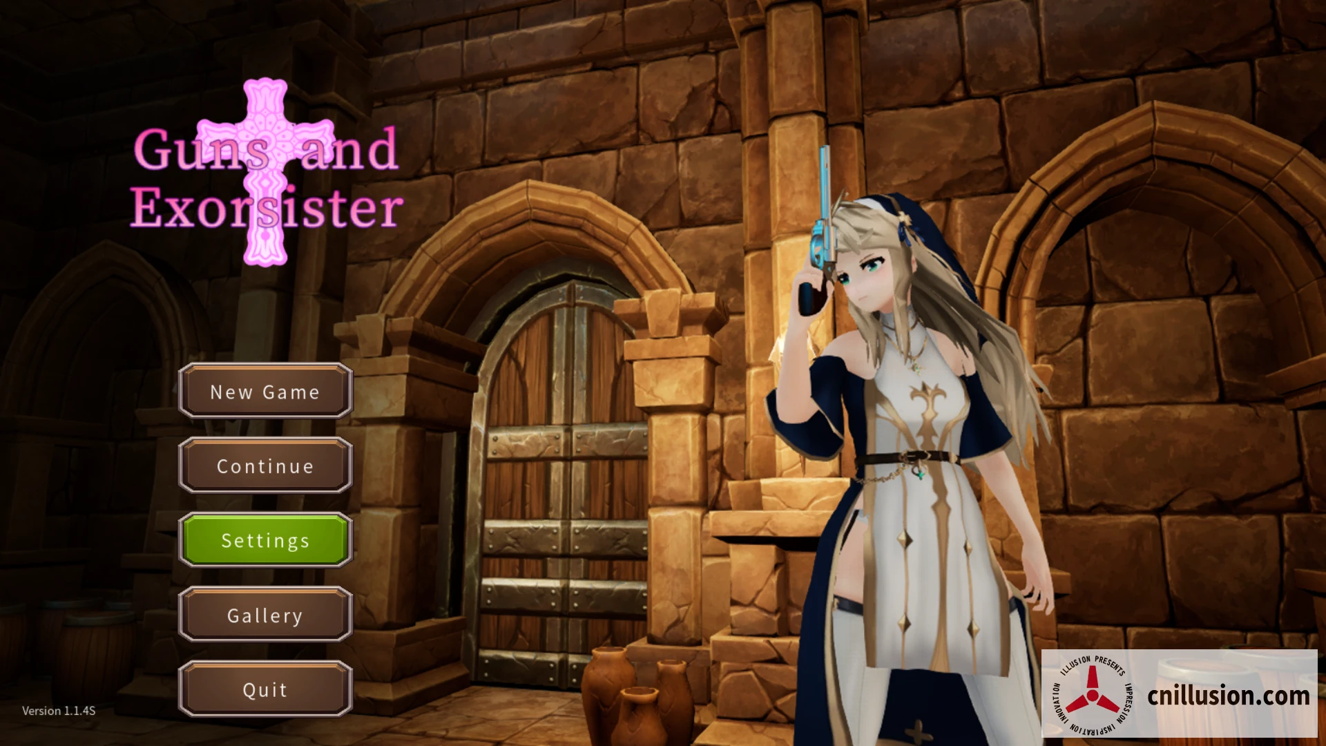 驱魔与迷途修女 / Guns and Exorsister [v1.1.4s] {PC平台} (3D动态/官中)