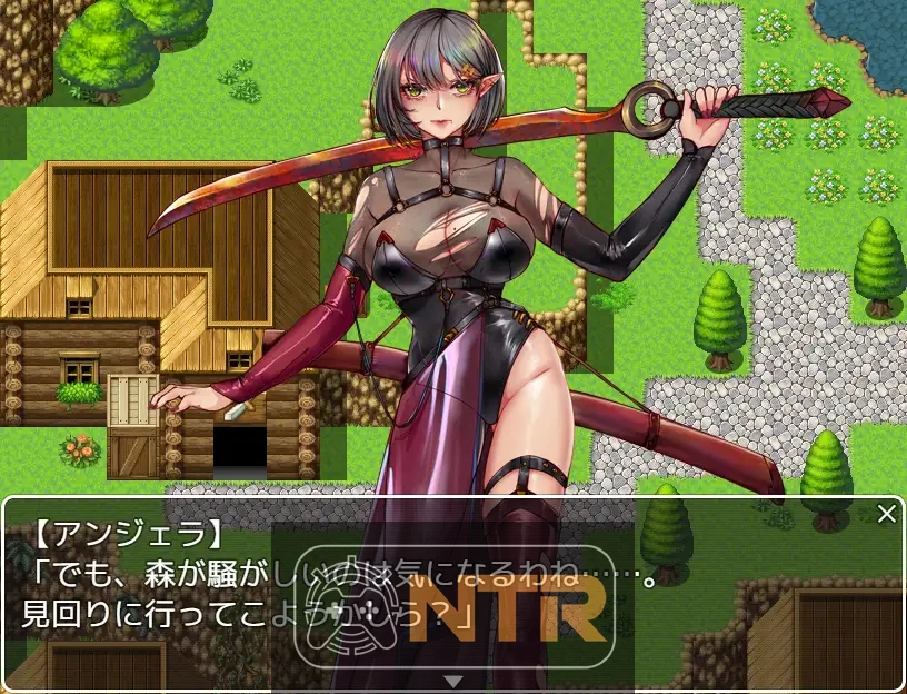 新作 精灵战士安吉拉RPG (PC版 / 冒险汉化) [エルフの戦士 アンジェラ] / AI / 800M / 百度FM