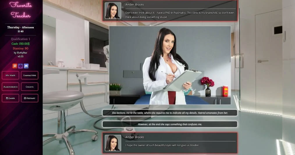 最爱的老师 Favorite Teacher V1.68 [浏览器汉化版] {SLG/真人汉化} /FM/WY 4.7G